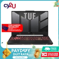 Asus TUF Gaming A15 FA507N-ULP027W 15.6" FHD 144Hz Gaming Laptop (AMD Ryzen 7 7735HS, 8GB RAM, 512GB SSD, NVD RTX4050, Win11) + Asus TUF Backpack