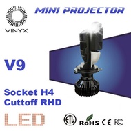 Led VINYX V9 Projie H4 Mini Projector Lens Motorcycle Headlight Headlamp