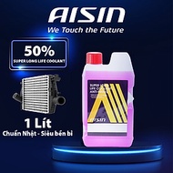 Nước Làm Mát Động Cơ Màu Hồng AISIN Super Long Life Coolant 50% 1 Lít SCPM50A1LPK - Nhập Khẩu Chính 