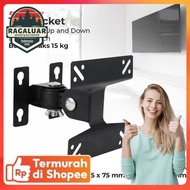 Taffware Adjustable TV Bracket VESA 100 x 100 for 14-24 Inch TV - TV-W24