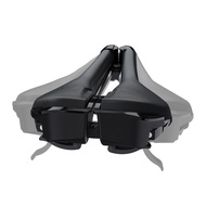 HUGEOAKS Width Continuously Adjustable Bike Seat - Comfortable & Prostate Friendly Bicycle Saddle fo