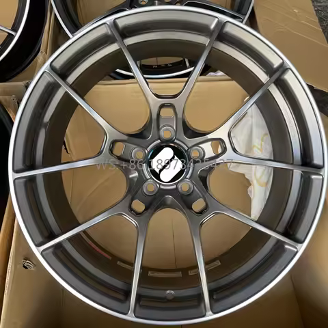 22-26 Inch 1-Piece Forged Machined Aluminum Wheels 5x98 5x100 5x108 5x112 5x114.3 5x120 PCD Deep Con