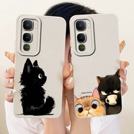 For Vivo Y400 4G 5G Y400Pro Lens Protective Casing Vivo Y 400 Y400 Pro Cute Cat Cartoon Soft Silicon