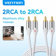 Vention สาย RCA 2ชาย2ชาย RCA สายสัญญาณเสียงสำหรับทีวีเครื่องเล่นซีดีเครื่องเล่นดีวีดีเครื่องขยายเสียง RCA สายสัญญาณเสียง