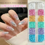 1mm Macaron Star Heart Manicure Sequins Dopamine Color Super Mini Five-pointed Star Sequins