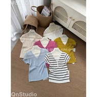 Rib Collar Sweater