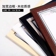 [in stock] Simple wooden display frame for business license, calligraphy works, and posters diy Puzz