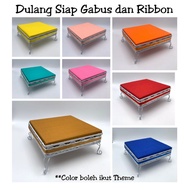 New Dulang Besi Petak Siap Gabus dan Ribbon(Theme can Customise)
