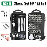 ISKU Obeng Set 122 in 1 Obeng hp Multifungsi Alat Bongkar Mini Precision Untuk HP Laptop Reparasi