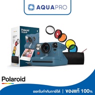 Polaroid Now + Clam Blue Instant Camera i-Type Analog กล้องโพลารอยด์ สีขาว ประกันศูนย์ไทย By Aquapro