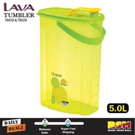 LAVA Plastic Water Bottle Tumbler With Handle 2.5L TB429 & 5L TB529