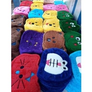 Kesed Kaki Karakter Doraemon Hello Kitty Keropi Beruang Teddy Bear Bulu Rasfur Keset Kamar Mandi