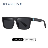 BRANLIVE DB’ แว่นตากันแดดแฟชั่นเอเชียพอดีสไตล์ แว่นเลนส์ สีส้ม