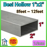 Besi Hollow 1"x2" (8feet-12feet) Thickness: 1.2mm