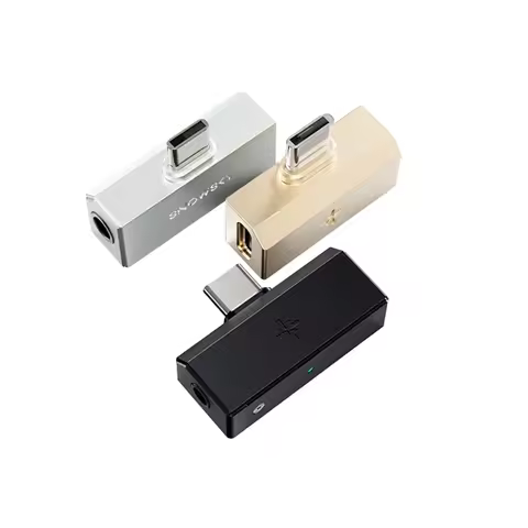 FiiO Snowsky Tiny DAC Headphone Amplifier USB DAC with 3.5/4.4mm/Type-C PEQ Tuning 384kHz/DSD256 Sup