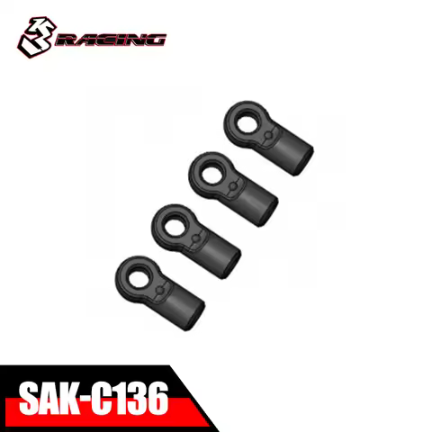 3Racing Parts SAK-C136 Front Upper Swing Arm Ball Cover 5.2mm for CERO SPORT 1/10 RC Touring Car Ori