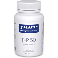 Enkapsulasi Tulen P5P 50 - Vitamin B6 Diaktifkan - Pyridoxal-5'-Phosphate Suplemen Keletihan dan Kel