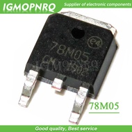 100pcs L78M05CDT TO252 L78M05 TO 252 78M05 POSITIVE VOLTAGE REGULATORS