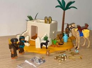 Playmobil 摩比 4246 絕版 埃及 小屋 盜匪藏身處 房子（二手無盒 完整）