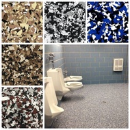 ( flake only ) Epoxy Colour Flake for Toilet, Kitchen Floor Tile Leaking Anti-slip Coating
