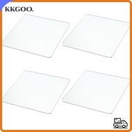 KKGOO 4 Pack Wall Mirror Tiles, 8 X 8 Inch Acrylic Square Mirror, Plastic Mirror Sheets Self Adhesiv