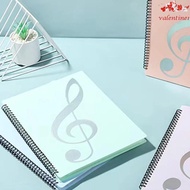 VALENTINE1 Multi-layer Music Score Folder, 40 Pages Flexible Piano Music Score Folder, Choir Folder 
