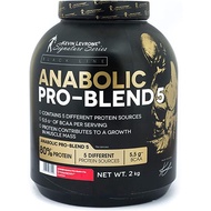 Kevin Levrone Anabolic Pro-Blend 5 (4.4 lbs) Whey Protein Blend Casein Egg Protein Fast and Slow Dig