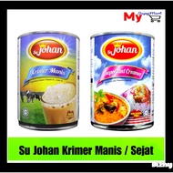 My Su Johan Sweetened Creamer 500gm Evaporated Creamer 390gm Sweetened Creamer Sejat