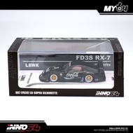 Inno64 1:64 MAZDA RX7 (FD3S) LB-SUPER SILHOUETTE BLACK IN64-LBWK-RX7-01 Diecast Vehicles