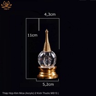 Tháp Xá Lợi Bằng Hợp Kim Mica(Acrylic) 2 Kích Thước MS13