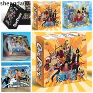 SHENGDA One Piece Collection Cards, TCG Luffy Sanji Nami TCG Booster Box Game Cards, Anime One Piece Trading Game One Piece Booster Pack Children Game