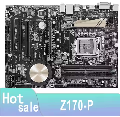 Z170-P Original Used Z170 Z170M DDR4 LGA 1151 i7/i5/i3 USB3.0 SATA3 100% testing ok