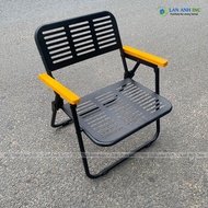 Ghế xếp cafe sắt cnc sơn tĩnh điện tay gỗ  - Mẫu mới nhất 2024