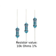 Resistor 10K -แพ็คสุดคุ้ม ตัวต้านทาน Resistor 10k จำนวน 100 ชิ้น/ถุง