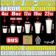 Paper Cup HALAL Thick 4oz 120ml 8oz 240ml 12oz 360ml 16oz 480ml 22oz Paper Cup Box SDATRIFINITY