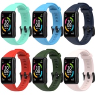 Silicone Strap for Huawei Band 6 / Honor Band 6 Watch Band Strap Bracelet Replacement Band Wristband Accessory case band6