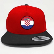 HipHop CAMOE Croatia Flag Snapback Hat