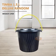 Deluxe 1.5 Gl Bucket with Lid - Handle / Plastic Bucket / Bucket with Lid / Bucket Limited