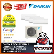 DAIKIN SYSTEM 4 (MKS80TVMG + CTKS25TVMG x2 + CTKS35TVMG + CTKS71TVMG) EXCLUDE INSTALLATION