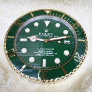 Jam Dinding Rolex Submariner Hulk Gold Movement Swipe