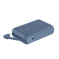 BELKIN POWER BANK 10K W/ CABLE BLUE PD 20W