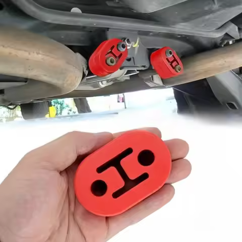 1PC GM Exhaust Pipe Hanger Rubber Mount - 2-Hole Suspension Ear Shock Absorber Buffer for Car Modifi