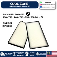 2Pc - Bmw E65 • E66 • E32 • B7 • 760Li • 750i • 745i • 740Li • 735i • 730Ld • 730i • 730d Car Aircon
