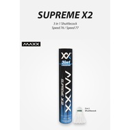 MAXX SUPREME X2 SHUTTLECOCK SPEED77