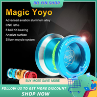 Professional Magic Yoyo N8 Aluminum Alloy Metal Yoyo 8 Ball KK Bearing with Spinning String for Kids