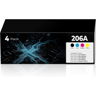 206A Toner Cartridges 4 Pack Replacement Pro MFP M283fdw M283cdw untuk HP 206A 206X 206 HP206A HP206