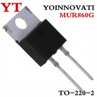 10pcs/lot MUR860G MUR860 DIODE GEN PURP 600V 8A TO220AC Best quality.