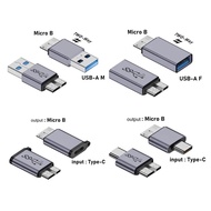 USB C To Micro B USB 3.0 Adapter Type C Female to Micro B Male Fast Charge USB Micro 3.0 to Type C S