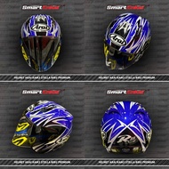 HELMET ARAI RAM3 STELLA BIRU PREMIUM