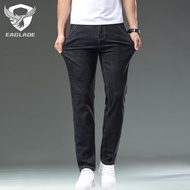 EAGLADE Casual Stretch Denim Pants 982 in Black C03